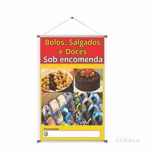 Banner prontos modelos variados tema: Sobremesas/ Pão de Mel