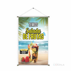 Banner prontos modelos variados tema: Mousse / Salada de fruta