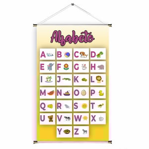 Banner prontos modelos variados tema: Alfabeto