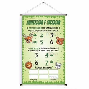 Banner prontos modelos variados tema: Matemática / Numerais