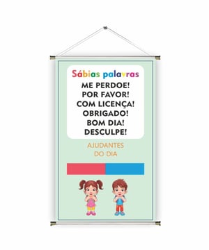 Banner prontos modelos variados tema: Palavras Mágicas / Números romanos