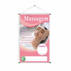 Banner prontos modelos variados tema: Depilação / Massagem