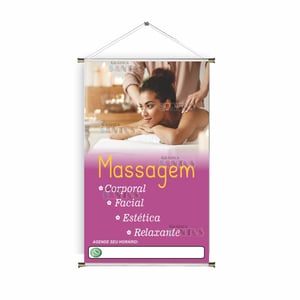 Banner prontos modelos variados tema: Depilação / Massagem