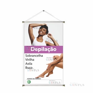 Banner prontos modelos variados tema: Depilação / Massagem