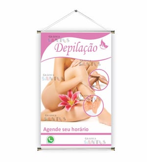Banner prontos modelos variados tema: Depilação / Massagem