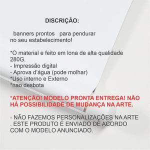 Banner prontos modelos variados tema: Lanches