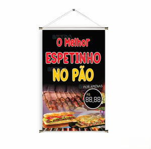 Banner prontos modelos variados tema: Lanches