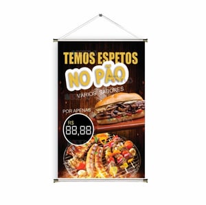 Banner prontos modelos variados tema: Lanches