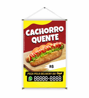 Banner prontos modelos variados tema: Lanches