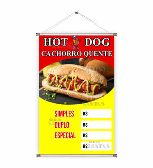 Banner prontos modelos variados tema: Lanches