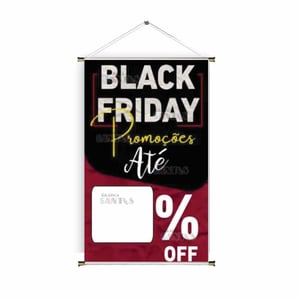 Banner prontos modelos variados tema: Black Friday