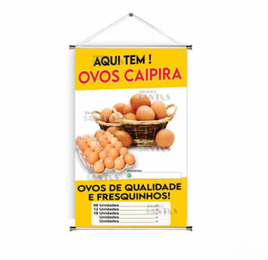 Banner prontos modelos variados tema: Ovos