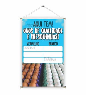 Banner prontos modelos variados tema: Vende-se ovos
