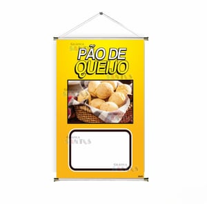 Banner prontos modelos variados tema: Pão de Queijo