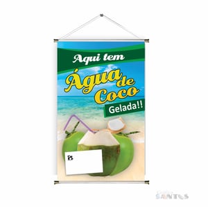 Banner prontos modelos variados tema: Caldo de Cana e Coco