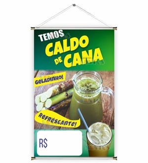 Banner prontos modelos variados tema: Caldo de Cana e Coco