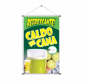 Banner prontos modelos variados tema: Caldo de Cana e Coco