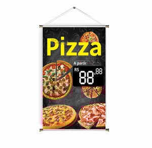 Banner prontos modelos variados tema: Pizza/Refrigerante