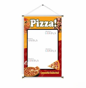 Banner prontos modelos variados tema: Pizza/Refrigerante