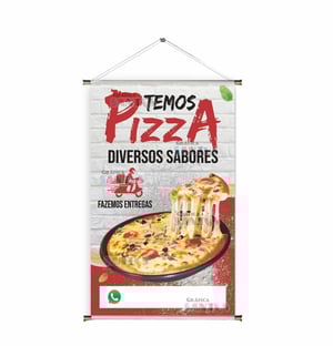 Banner prontos modelos variados tema: Pizza/Refrigerante