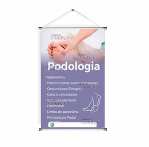 Banner prontos modelos variados tema: Podóloga
