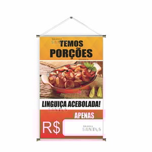 Banner prontos modelos variados tema: Porções