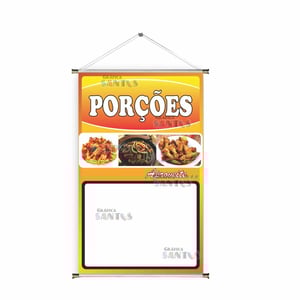 Banner prontos modelos variados tema: Porções