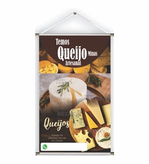 Banner prontos modelos variados tema: Queijo