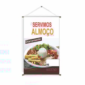Banner prontos modelos variados tema: Almoço/Caldos