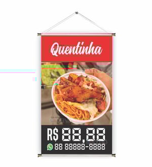 Banner prontos modelos variados tema: Prato Feito/ Quentinha