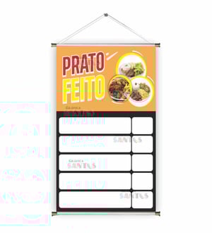 Banner prontos modelos variados tema: Prato Feito/ Quentinha