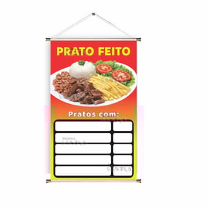 Banner prontos modelos variados tema: Prato Feito/ Quentinha