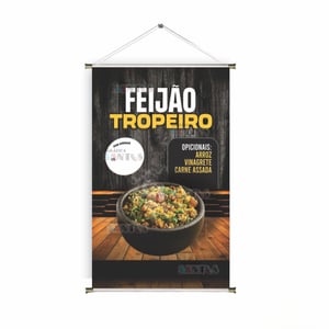 Banner prontos modelos variados tema: Prato do dia/ Feijão tropeiro