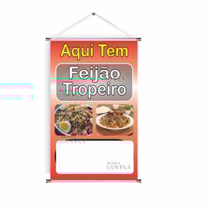 Banner prontos modelos variados tema: Prato do dia/ Feijão tropeiro