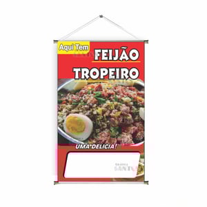 Banner prontos modelos variados tema: Prato do dia/ Feijão tropeiro