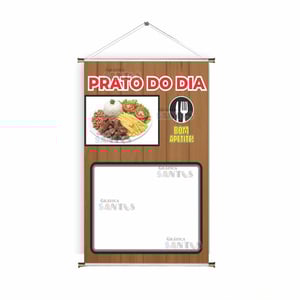 Banner prontos modelos variados tema: Prato do dia/ Feijão tropeiro
