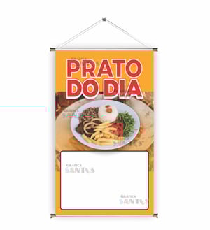 Banner prontos modelos variados tema: Prato do dia/ Feijão tropeiro