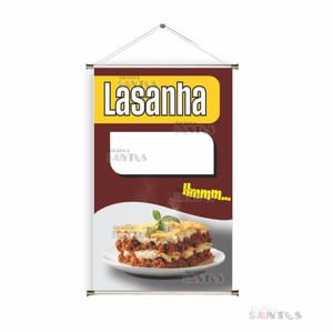 Banner prontos modelos variados tema: Lasanha