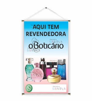 Banner prontos modelos variados tema: Revendedor Cosméticos