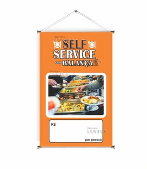 Banner prontos modelos variados tema: Self Service/ Sopa