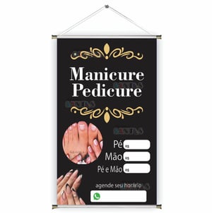 Banner prontos modelos variados tema: Manicure