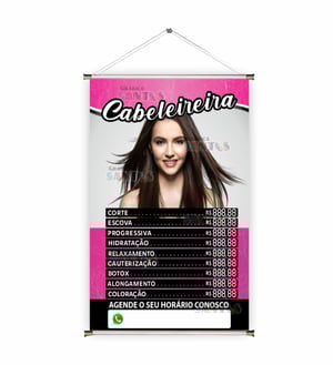Banner prontos modelos variados tema: Salão de Beleza