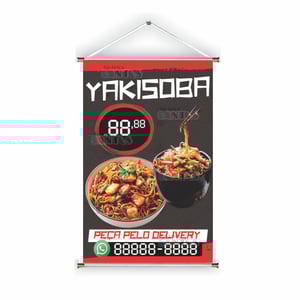 Banner prontos modelos variados tema: Yakisoba
