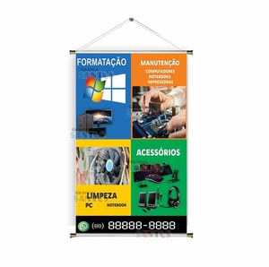 Banner prontos modelos variados tema: Tec. Informática