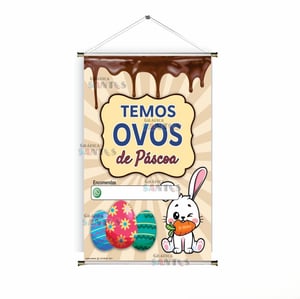 Banner prontos modelos variados tema: Páscoa