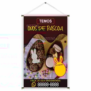 Banner prontos modelos variados tema: Páscoa
