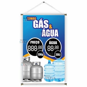 Banner prontos modelos variados tema: Gás