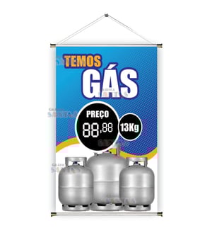 Banner prontos modelos variados tema: Gás