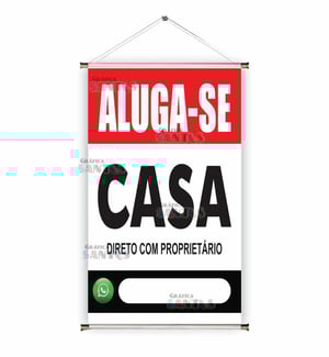 Banner prontos modelos variados tema: Aluga-se Imóvel