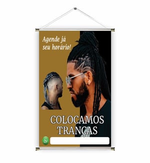 Banner prontos modelos variados tema: Tranças